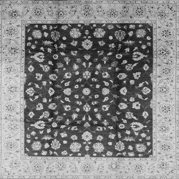 Square Oriental Gray Industrial Rug, urb716gry