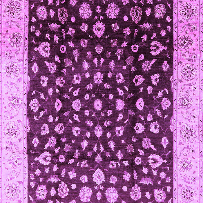 Machine Washable Oriental Purple Industrial Area Rugs, wshurb716pur