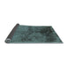 Sideview of Oriental Light Blue Industrial Rug, urb717lblu