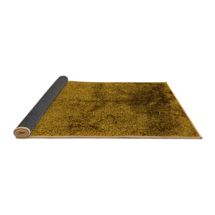 Sideview of Oriental Yellow Industrial Rug, urb717yw