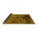 Sideview of Oriental Yellow Industrial Rug, urb717yw