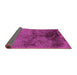 Sideview of Oriental Pink Industrial Rug, urb717pnk