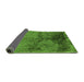 Sideview of Oriental Green Industrial Rug, urb717grn