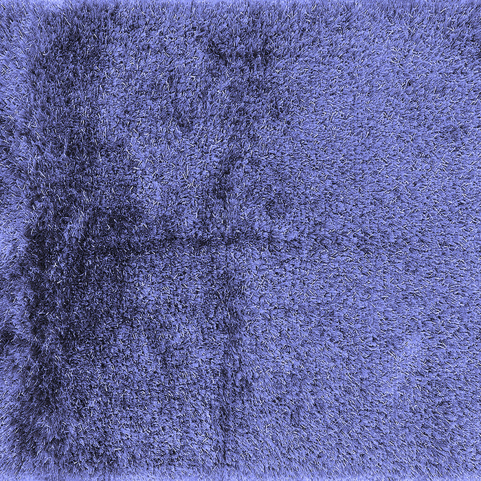 Square Machine Washable Oriental Blue Industrial Rug, wshurb717blu