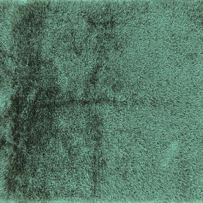 Square Oriental Turquoise Industrial Rug, urb717turq