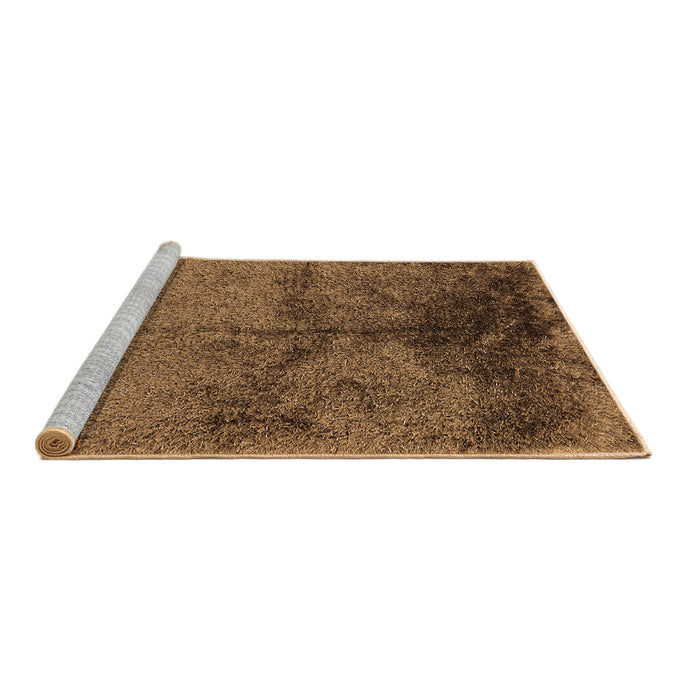 Sideview of Machine Washable Oriental Brown Industrial Rug, wshurb717brn