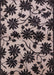 Mid-Century Modern Charcoal Black Oriental Rug, urb718