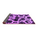 Sideview of Oriental Purple Industrial Rug, urb718pur