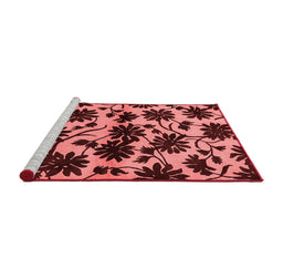 Industrial Red Washable Rugs