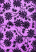 Machine Washable Oriental Purple Industrial Area Rugs, wshurb718pur