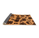 Sideview of Oriental Orange Industrial Rug, urb718org