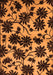 Machine Washable Oriental Orange Industrial Area Rugs, wshurb718org