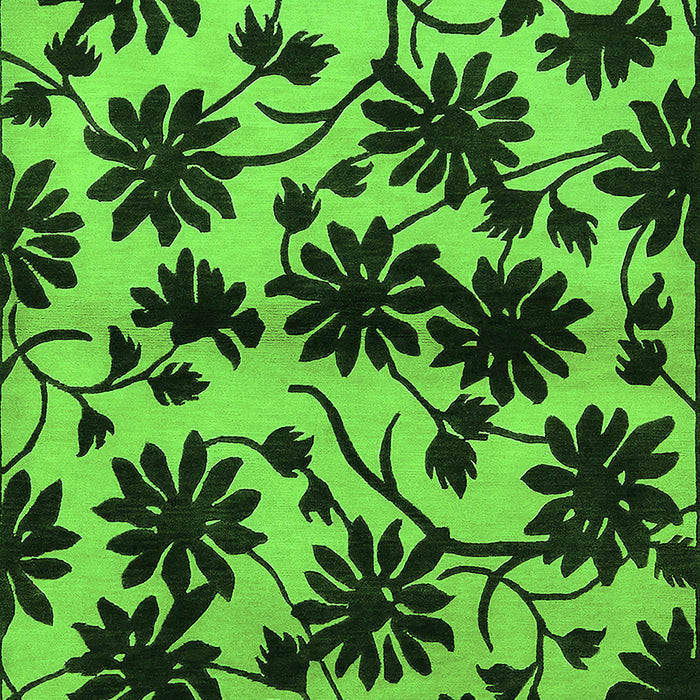 Oriental Green Industrial Rug, urb718grn