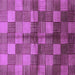 Square Machine Washable Oriental Purple Industrial Area Rugs, wshurb719pur