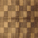 Square Oriental Brown Industrial Rug, urb719brn