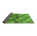 Sideview of Oriental Green Industrial Rug, urb719grn