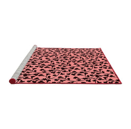 Industrial Red Washable Rugs