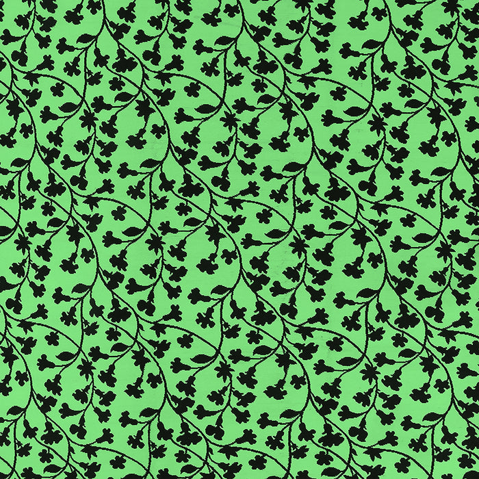 Square Machine Washable Oriental Emerald Green Industrial Area Rugs, wshurb720emgrn