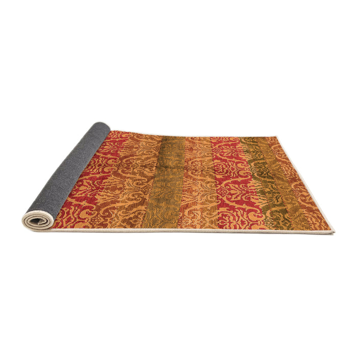Sideview of Oriental Orange Industrial Rug, urb721org