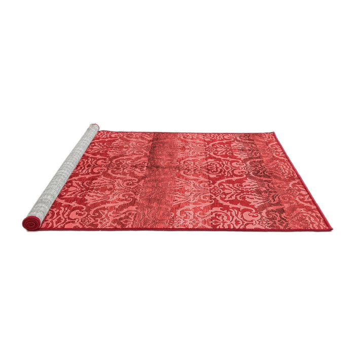 Industrial Red Washable Rugs