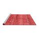 Industrial Red Washable Rugs