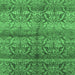 Square Oriental Emerald Green Industrial Rug, urb721emgrn