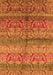 Machine Washable Oriental Orange Industrial Area Rugs, wshurb721org