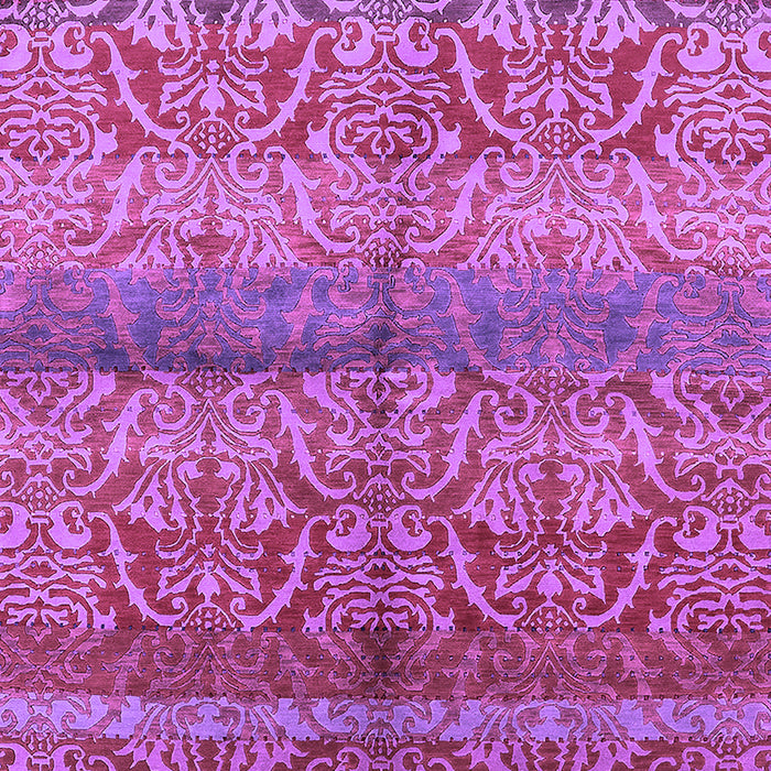 Machine Washable Oriental Purple Industrial Area Rugs, wshurb721pur