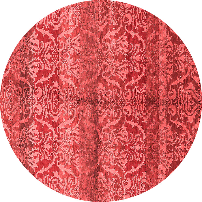 Machine Washable Oriental Red Industrial Rug, wshurb721red