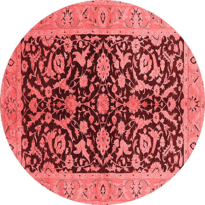 Machine Washable Oriental Red Industrial Rug, wshurb722red