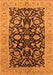 Machine Washable Oriental Orange Industrial Area Rugs, wshurb722org