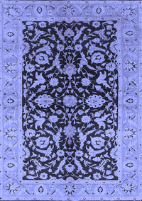 Oriental Blue Industrial Rug, urb722blu