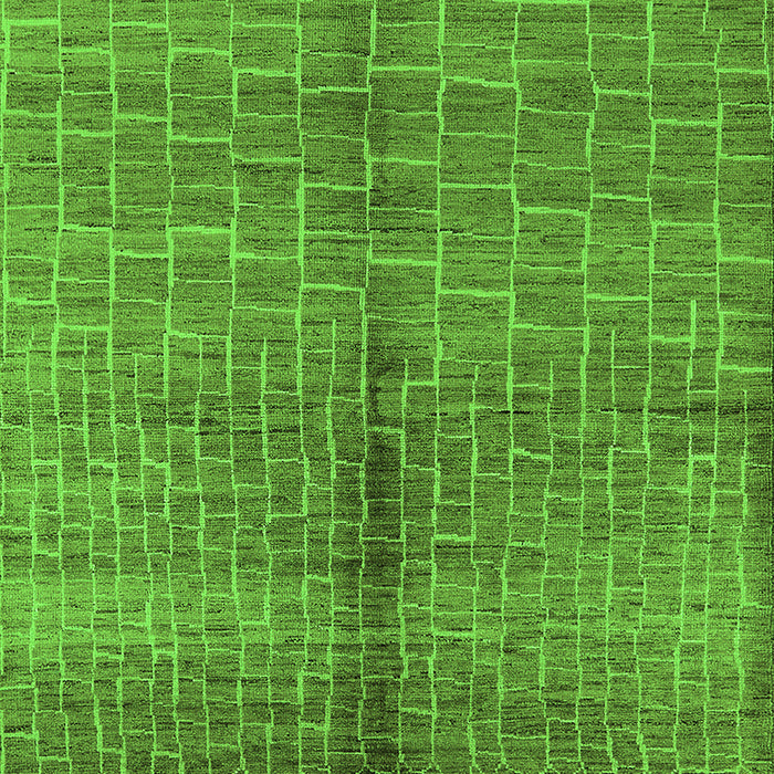 Machine Washable Oriental Green Industrial Area Rugs, wshurb723grn