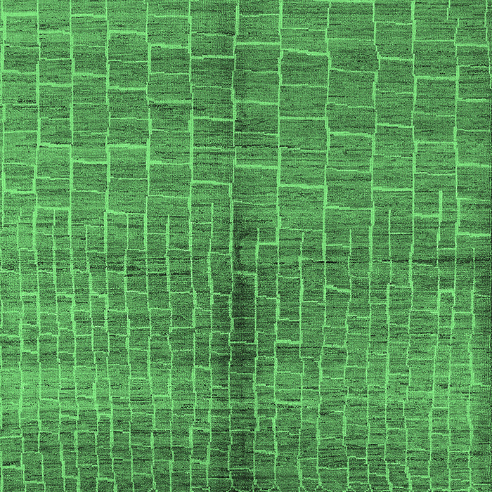 Machine Washable Oriental Emerald Green Industrial Area Rugs, wshurb723emgrn