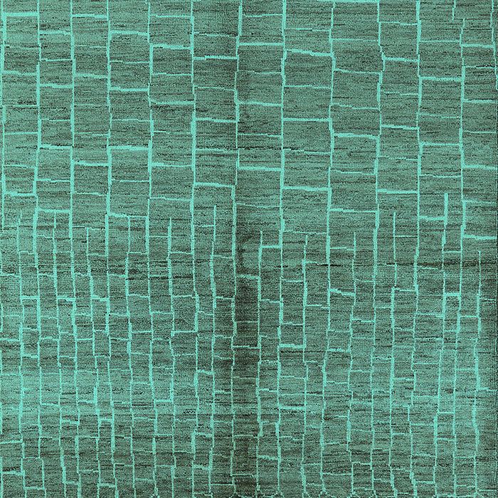 Oriental Turquoise Industrial Rug, urb723turq