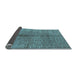 Sideview of Oriental Light Blue Industrial Rug, urb723lblu