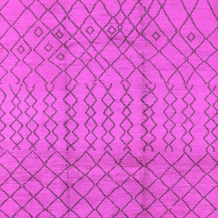 Machine Washable Oriental Pink Industrial Rug, wshurb724pnk