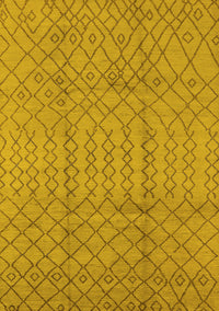 Oriental Yellow Industrial Rug, urb724yw