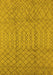 Oriental Yellow Industrial Rug, urb724yw