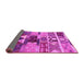 Sideview of Oriental Pink Industrial Rug, urb725pnk