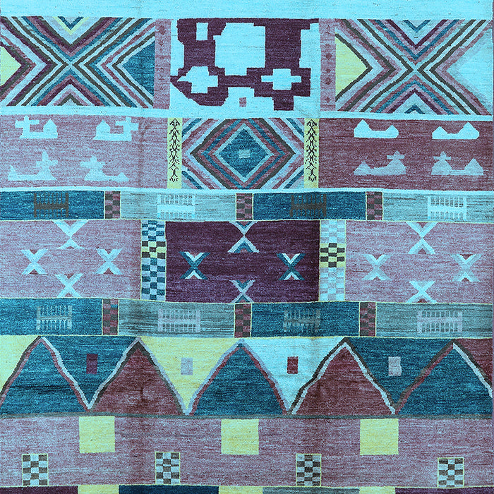 Oriental Light Blue Industrial Rug, urb725lblu