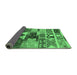 Sideview of Oriental Emerald Green Industrial Rug, urb725emgrn