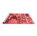 Industrial Red Washable Rugs