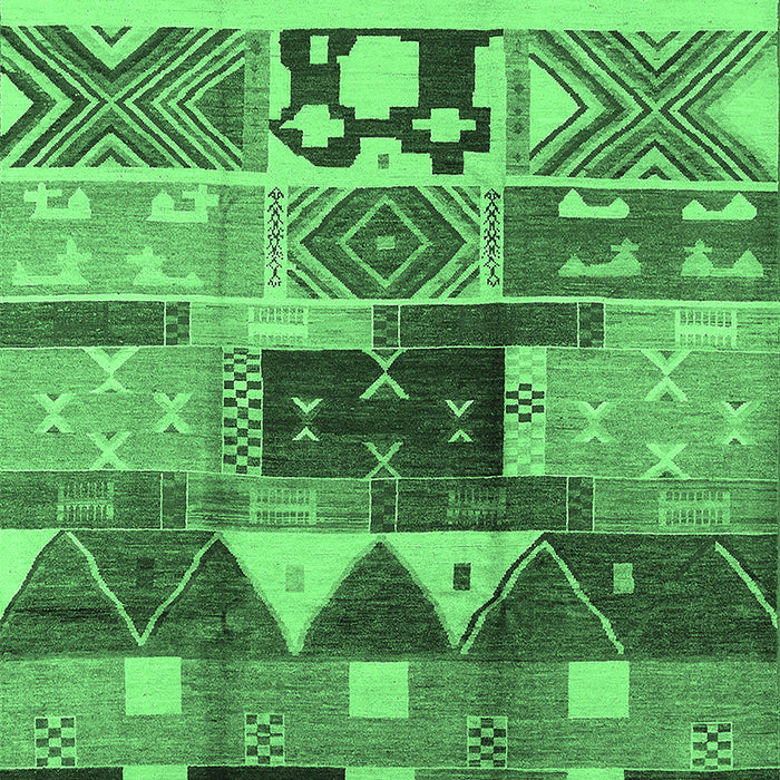 Oriental Emerald Green Industrial Rug, urb725emgrn