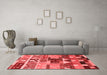 Industrial Red Washable Rugs