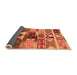 Sideview of Oriental Orange Industrial Rug, urb725org