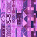 Square Oriental Purple Industrial Rug, urb725pur