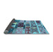 Sideview of Oriental Light Blue Industrial Rug, urb725lblu