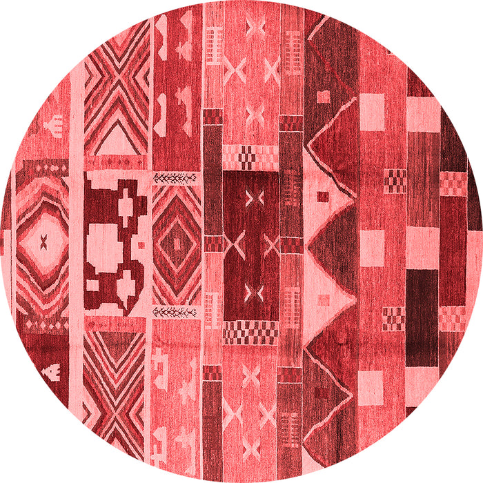 Machine Washable Oriental Red Industrial Rug, wshurb725red