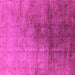 Square Oriental Pink Industrial Rug, urb726pnk